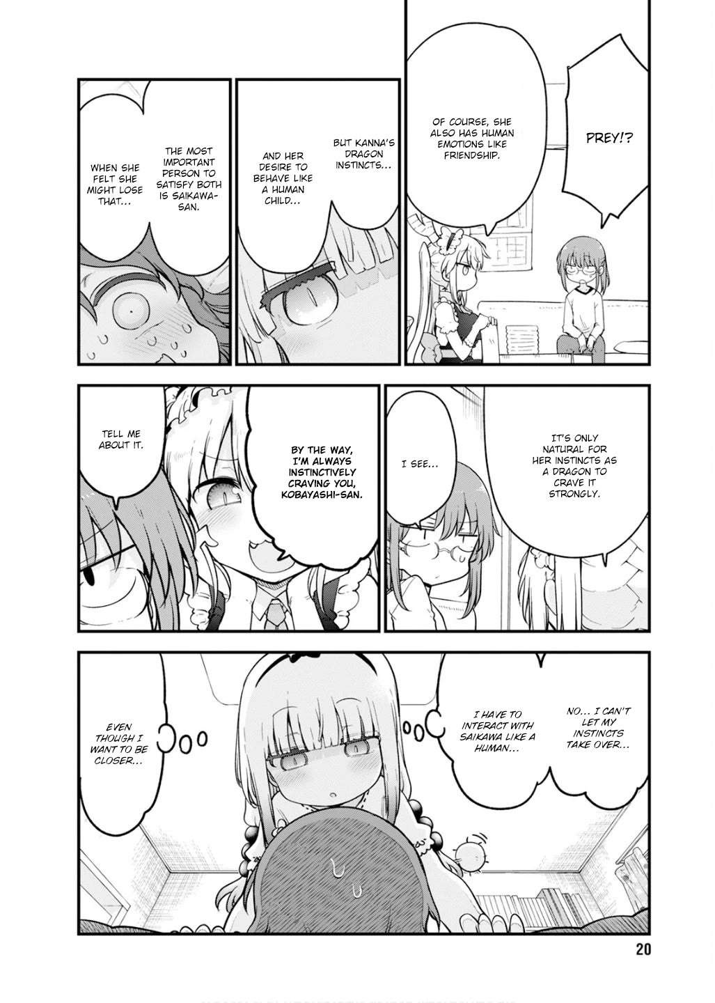 Kobayashi-san Chi no Maid Dragon Chapter 155 page 9 - Chapter 155: Kanna and Instincts
