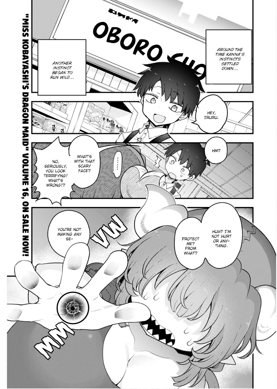 Kobayashi-san Chi no Maid Dragon Chapter 156 page 1 - Chapter 156: Iruru and Baby