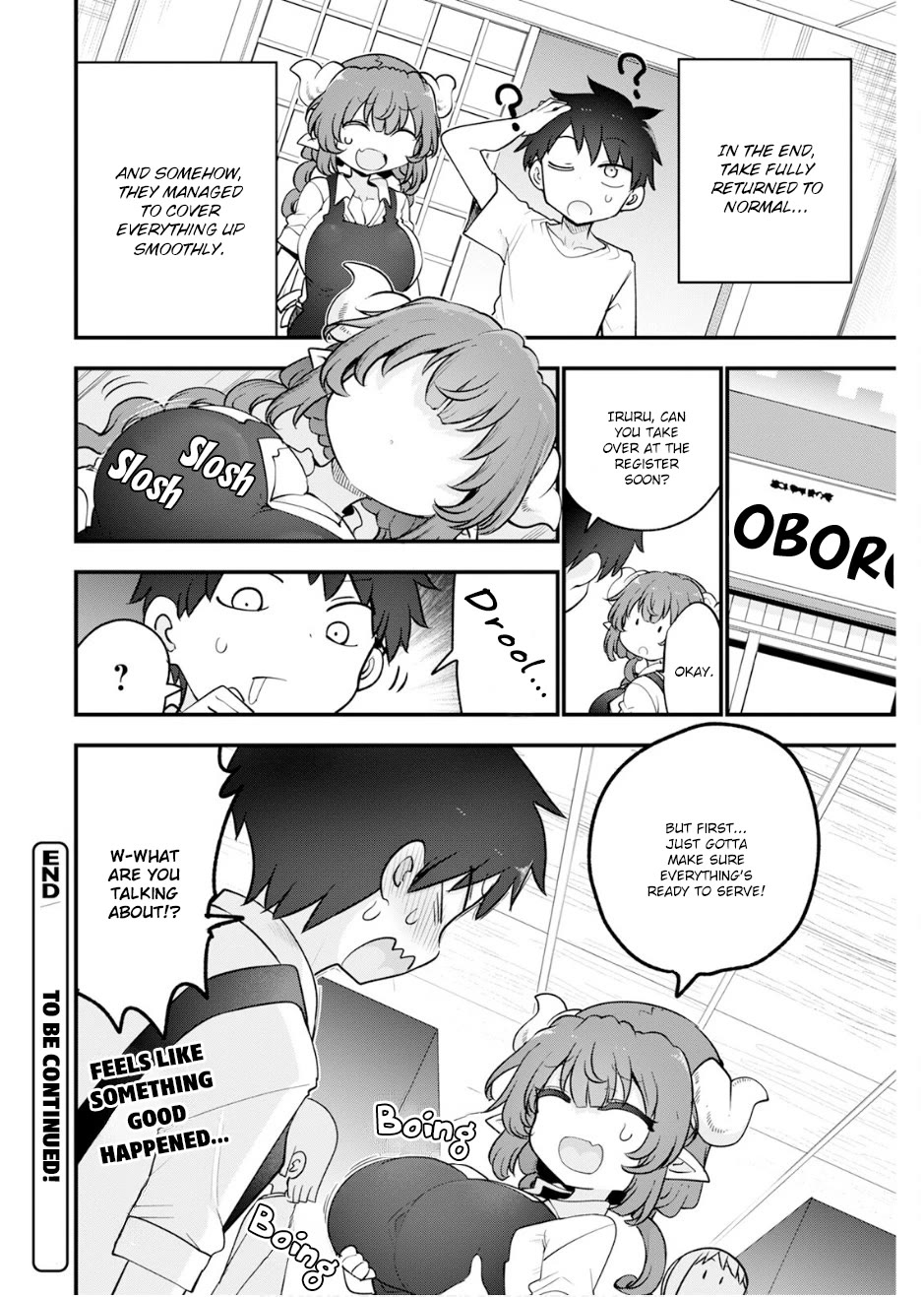 Kobayashi-san Chi no Maid Dragon Chapter 156 page 14 - Chapter 156: Iruru and Baby