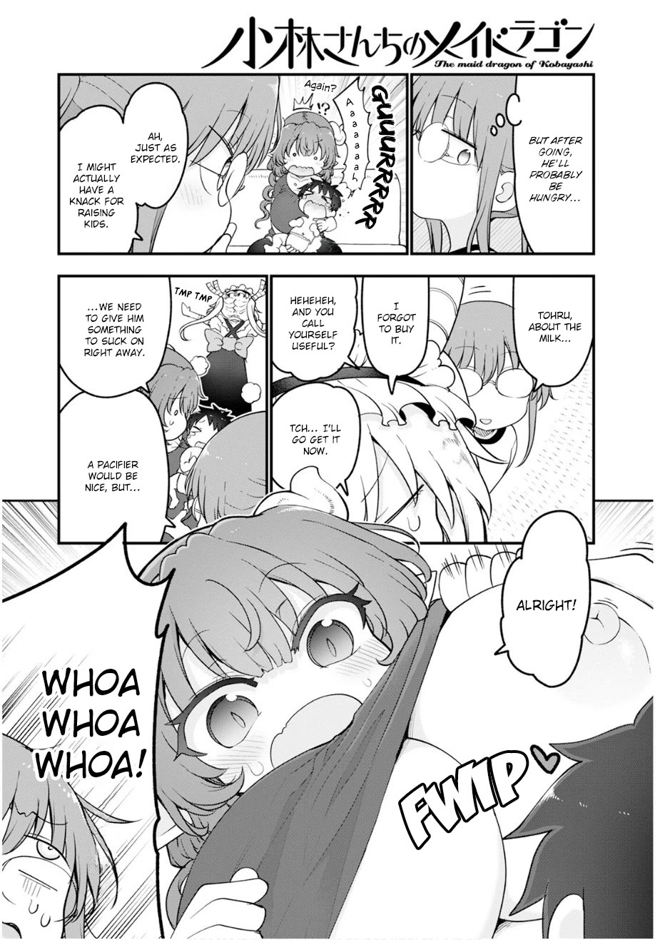 Kobayashi-san Chi no Maid Dragon Chapter 156 page 6 - Chapter 156: Iruru and Baby