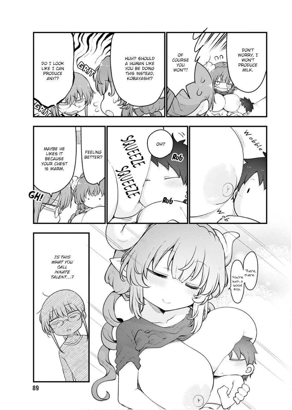 Kobayashi-san Chi no Maid Dragon Chapter 156 page 7 - Chapter 156: Iruru and Baby