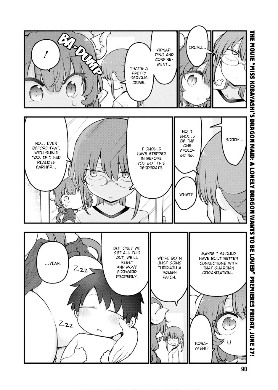 Kobayashi-san Chi no Maid Dragon Chapter 156 page 8 - Chapter 156: Iruru and Baby