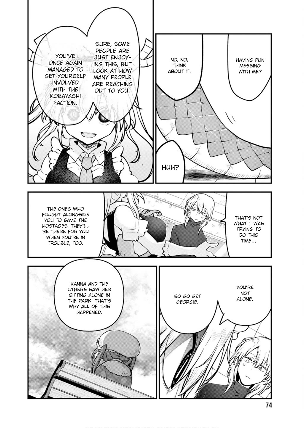 Kobayashi-san Chi no Maid Dragon Chapter 157 page 10 - Chapter 157: Azad and Georgie III