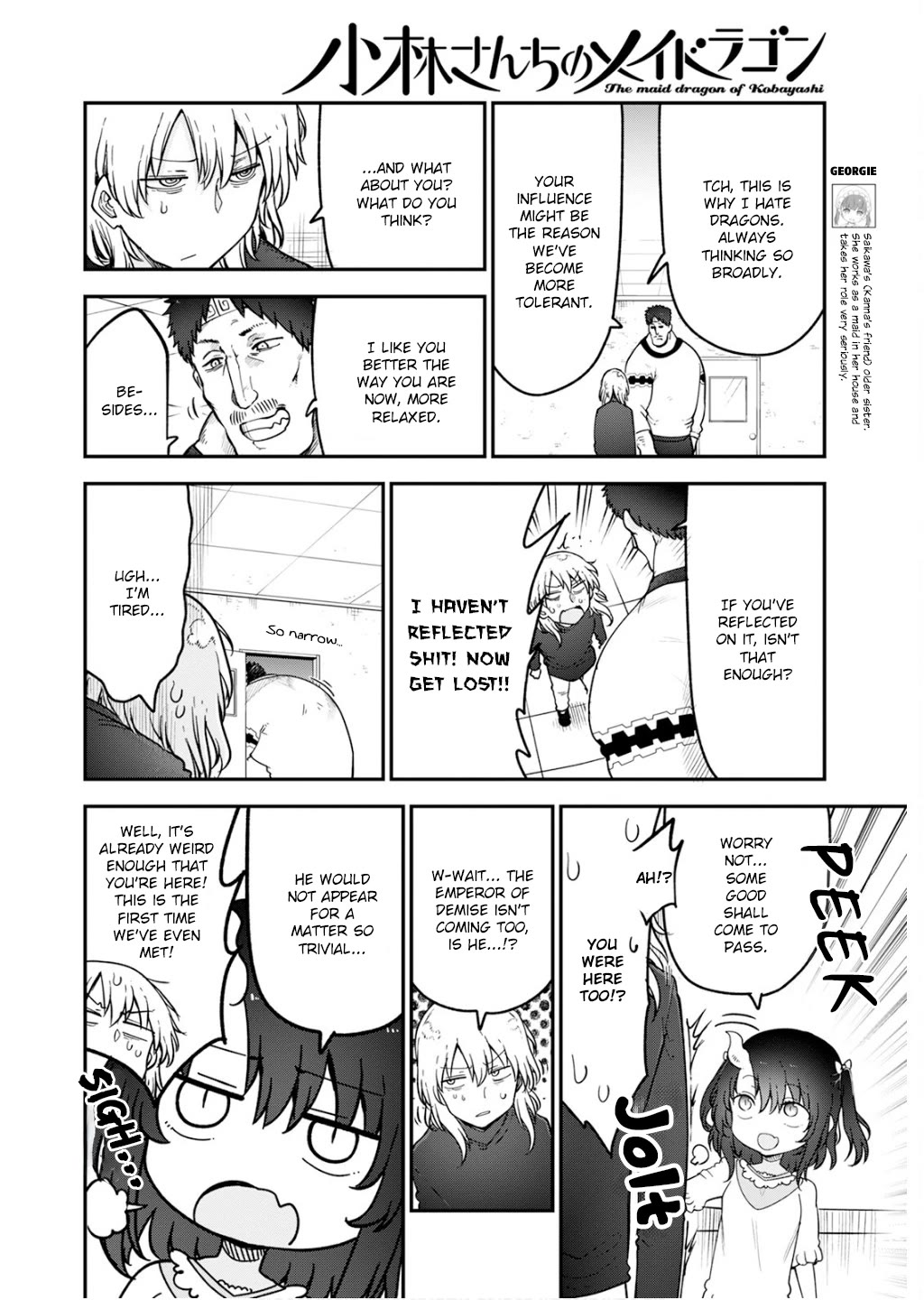 Kobayashi-san Chi no Maid Dragon Chapter 157 page 8 - Chapter 157: Azad and Georgie III