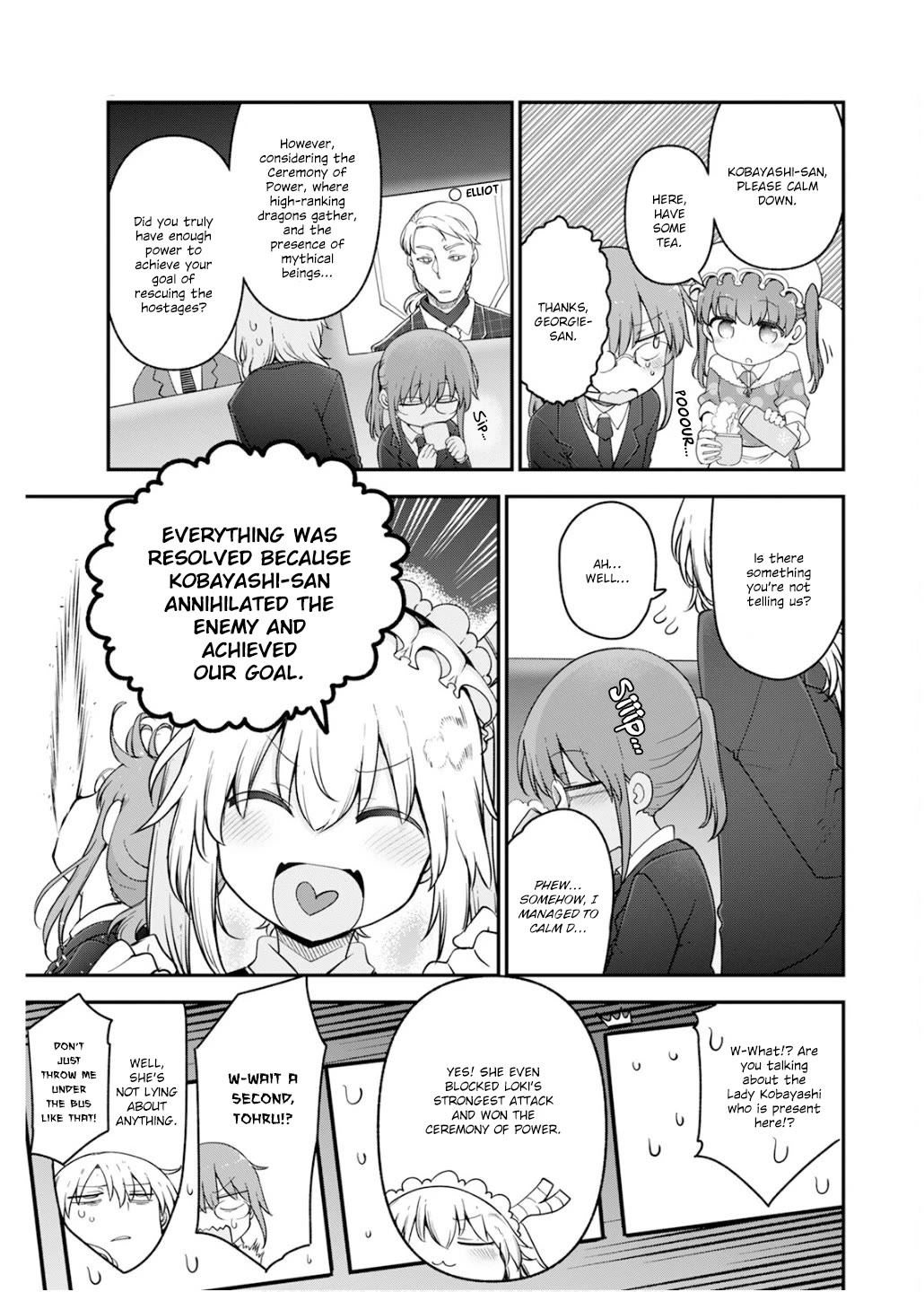 Kobayashi-san Chi no Maid Dragon Chapter 158 page 9 - Chapter 158: Kobayashi and Predicament