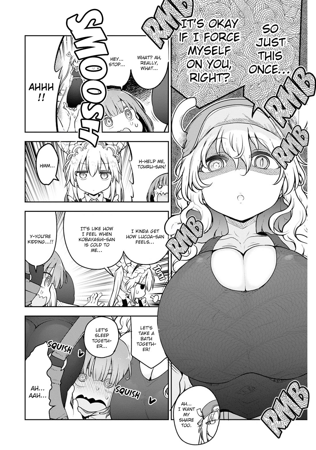 Kobayashi-san Chi no Maid Dragon Chapter 159 page 12 - Chapter 159: Lucoa and Shouta's Secret