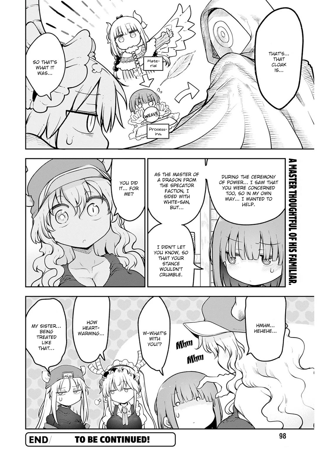 Kobayashi-san Chi no Maid Dragon Chapter 159 page 14 - Chapter 159: Lucoa and Shouta's Secret
