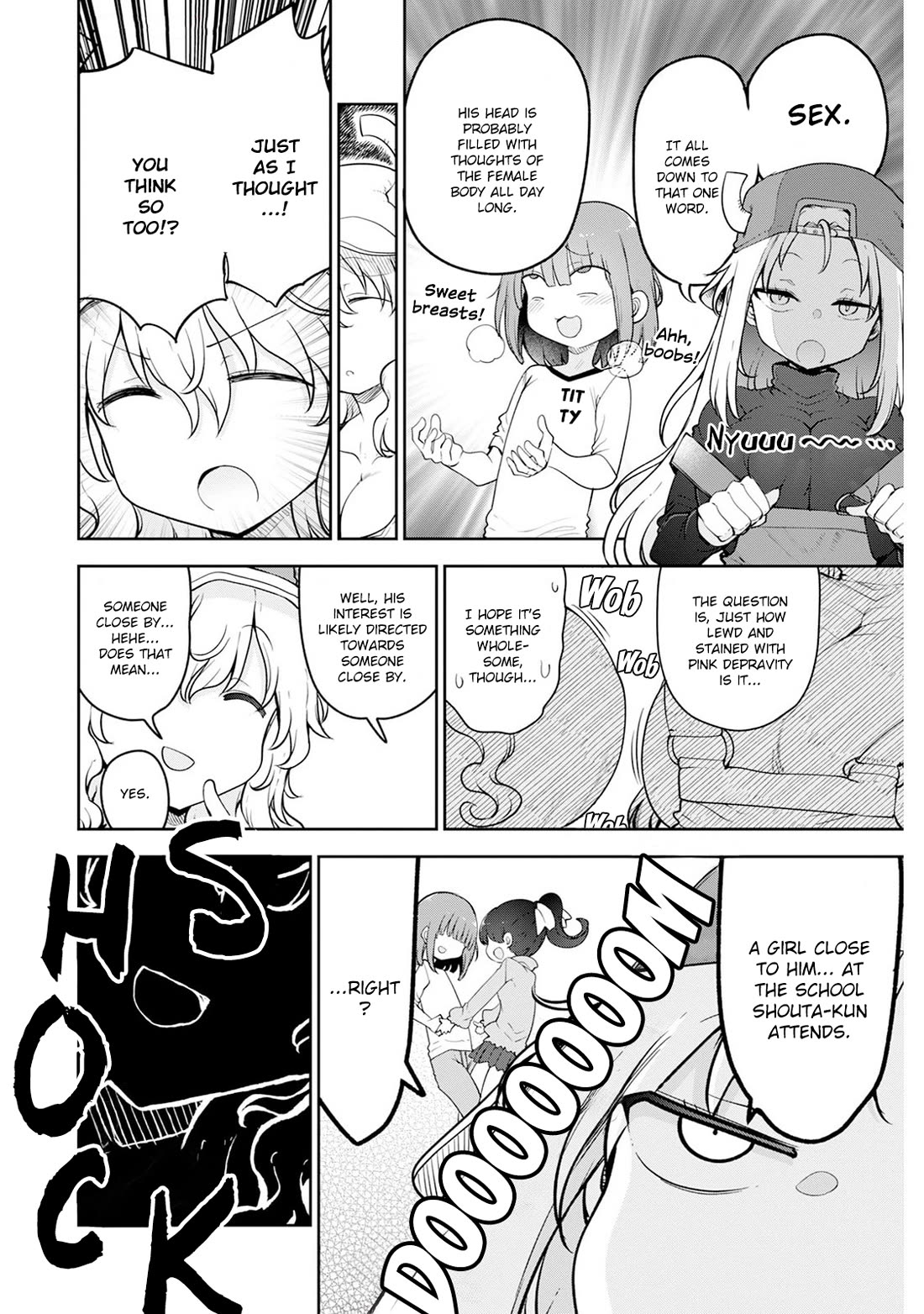 Kobayashi-san Chi no Maid Dragon Chapter 159 page 4 - Chapter 159: Lucoa and Shouta's Secret