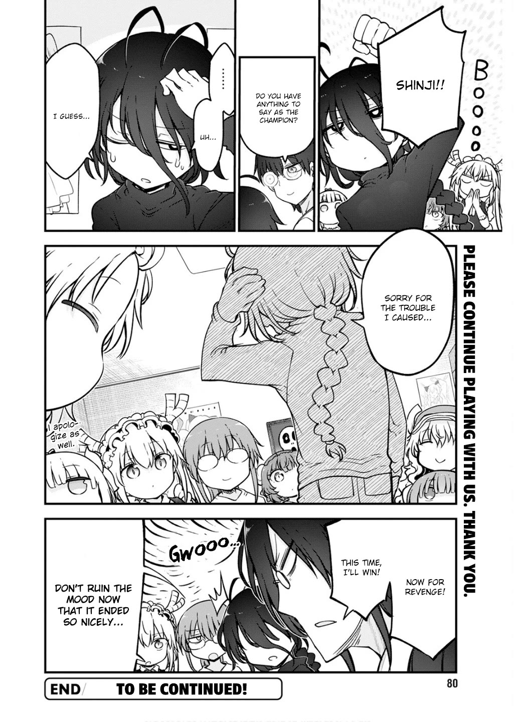 Kobayashi-san Chi no Maid Dragon Chapter 160 page 14 - Chapter 160: Shin and Shinji