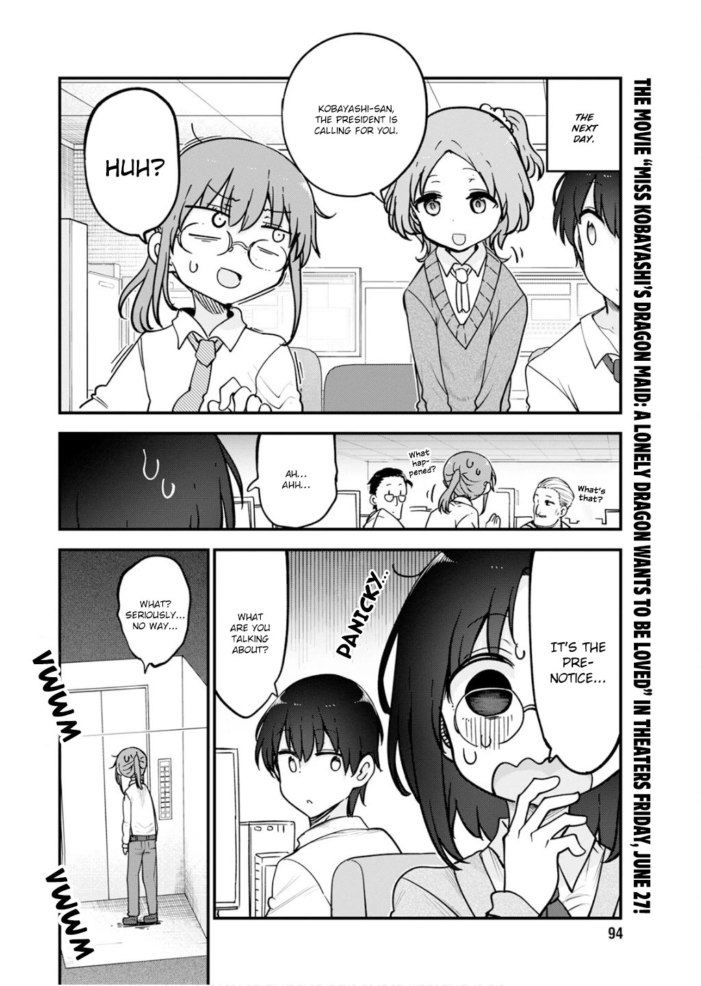 Kobayashi-san Chi no Maid Dragon Chapter 161 page 8 - Chapter 161: Kobayashi and Layoffs