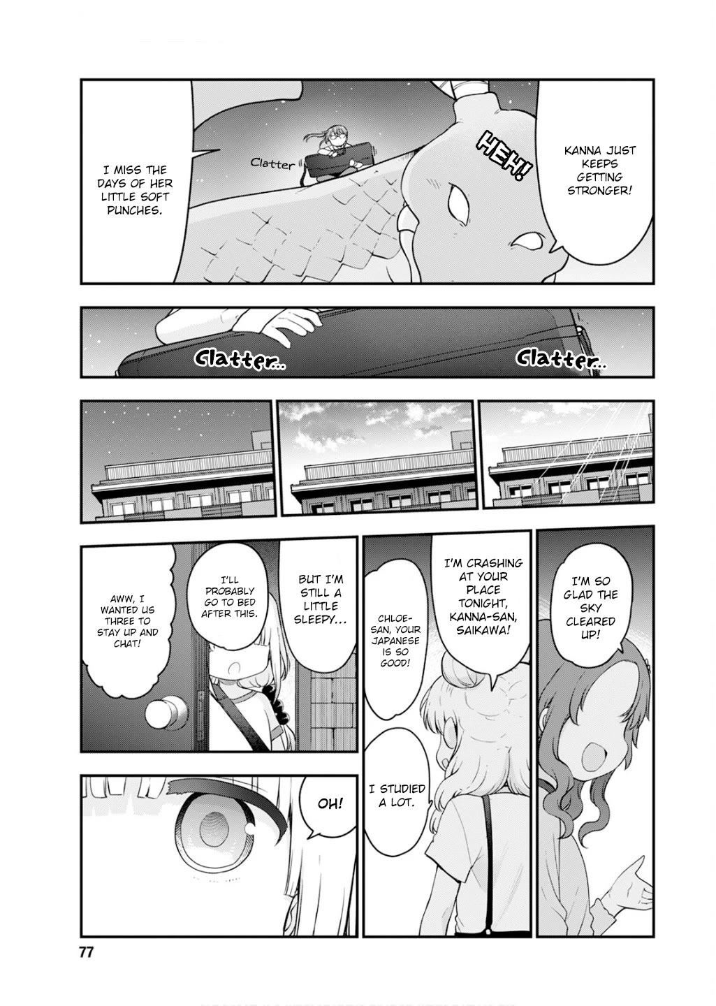 Kobayashi-san Chi no Maid Dragon Chapter 163 page 9 - Chapter 163: Kanna and Stargazing