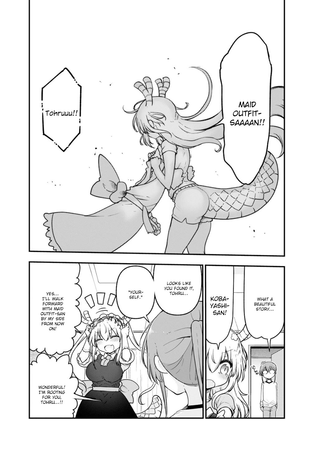 Kobayashi-san Chi no Maid Dragon Chapter 164 page 14 - Chapter 164: Tohru and Maid Outfits