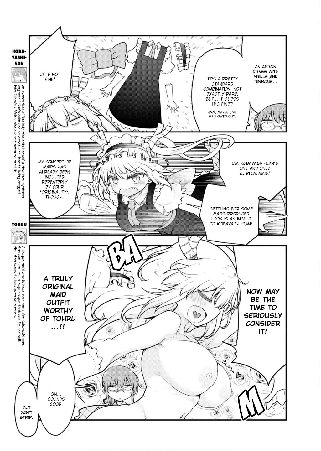 Kobayashi-san Chi no Maid Dragon Chapter 164 page 4 - Chapter 164: Tohru and Maid Outfits