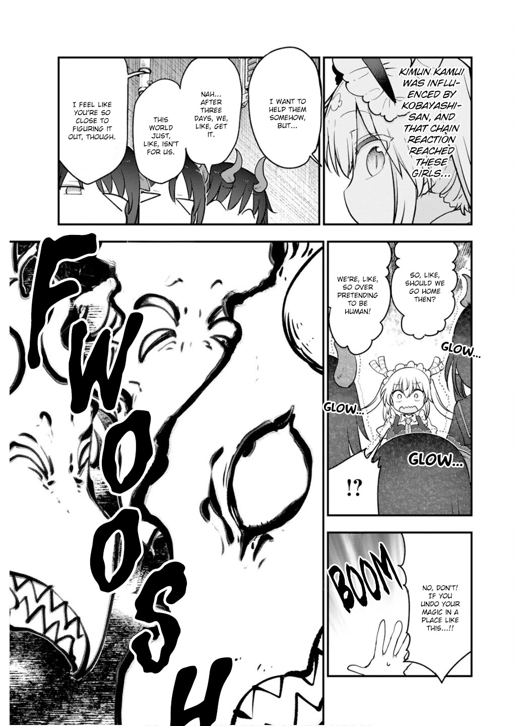Kobayashi-san Chi no Maid Dragon Chapter 165 page 11 - Chapter 165: The Dragon Trio of Death and the Trial