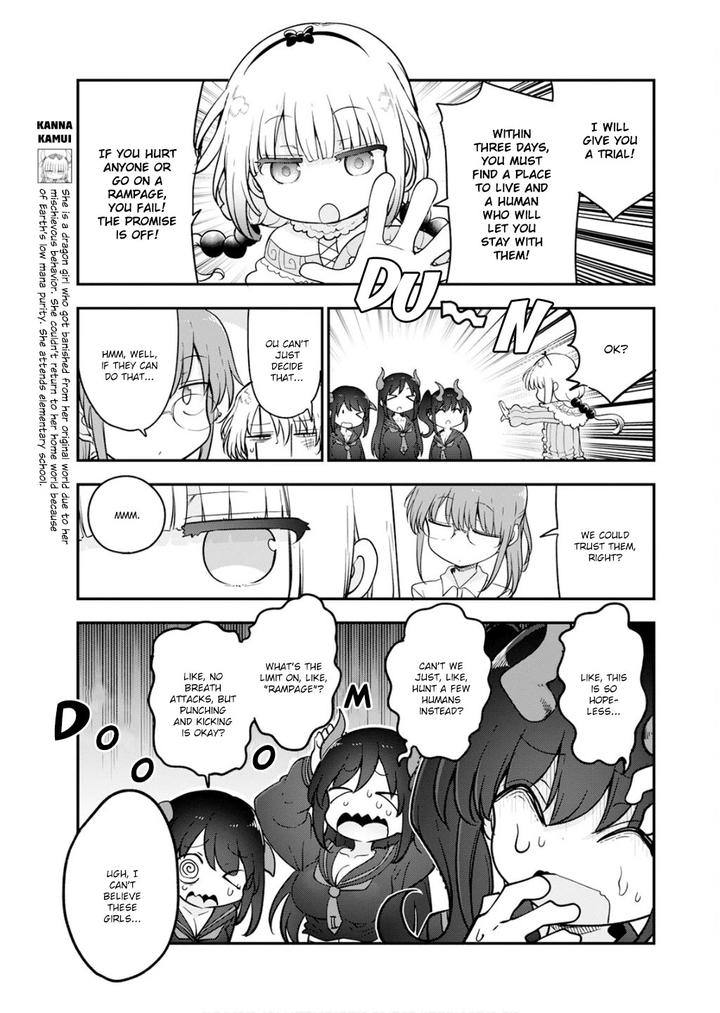 Kobayashi-san Chi no Maid Dragon Chapter 165 page 5 - Chapter 165: The Dragon Trio of Death and the Trial