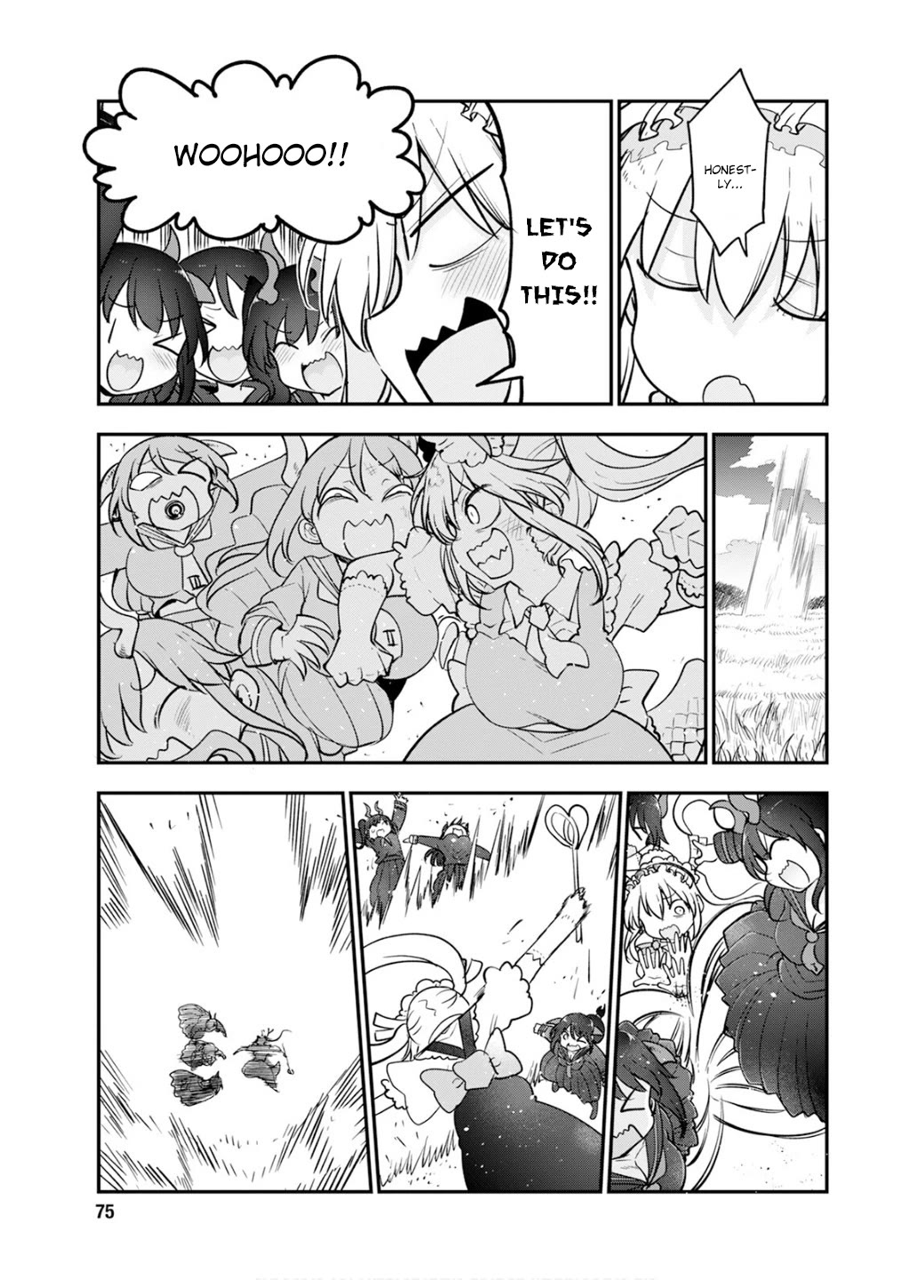Kobayashi-san Chi no Maid Dragon Chapter 165 page 7 - Chapter 165: The Dragon Trio of Death and the Trial