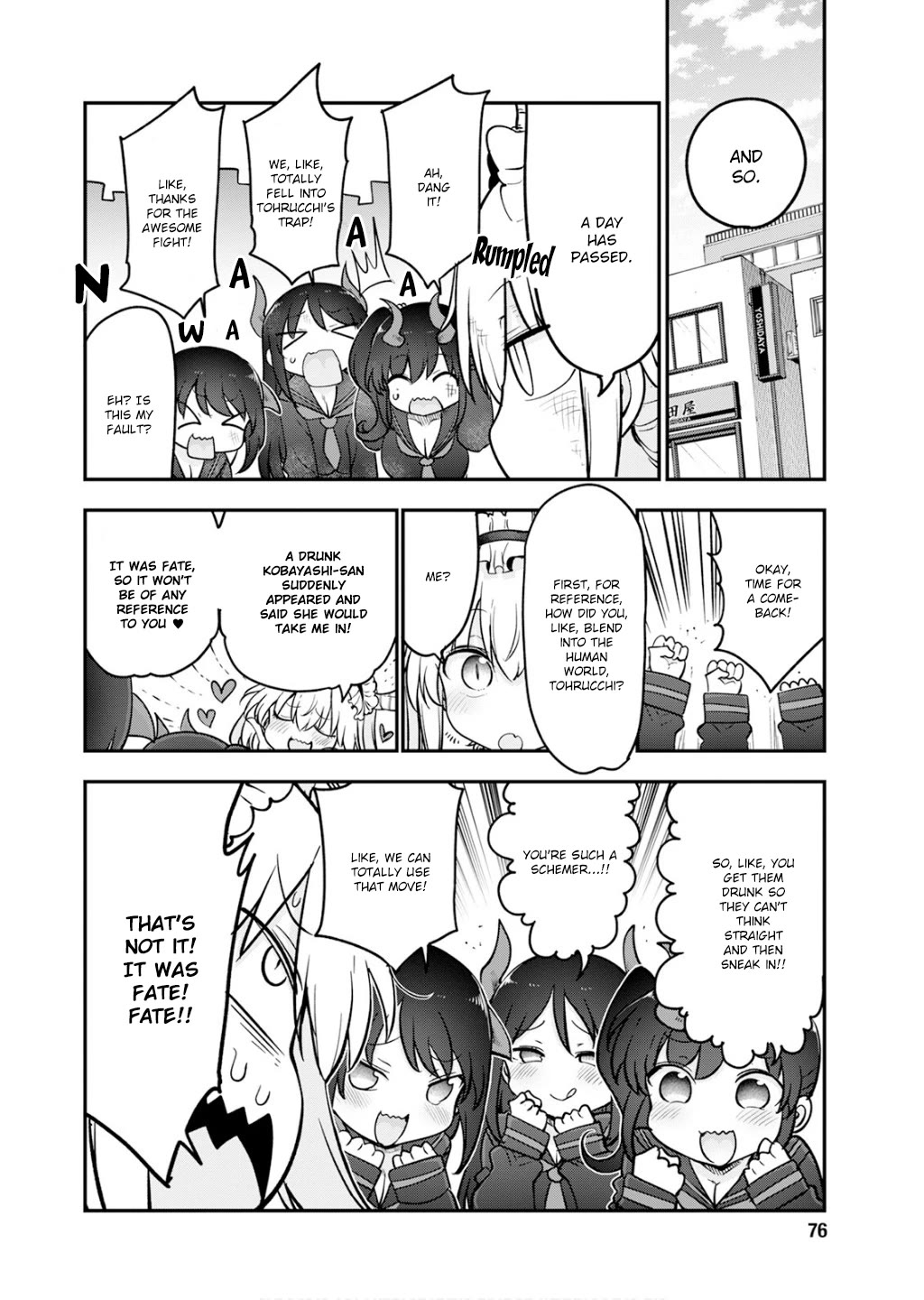 Kobayashi-san Chi no Maid Dragon Chapter 165 page 8 - Chapter 165: The Dragon Trio of Death and the Trial