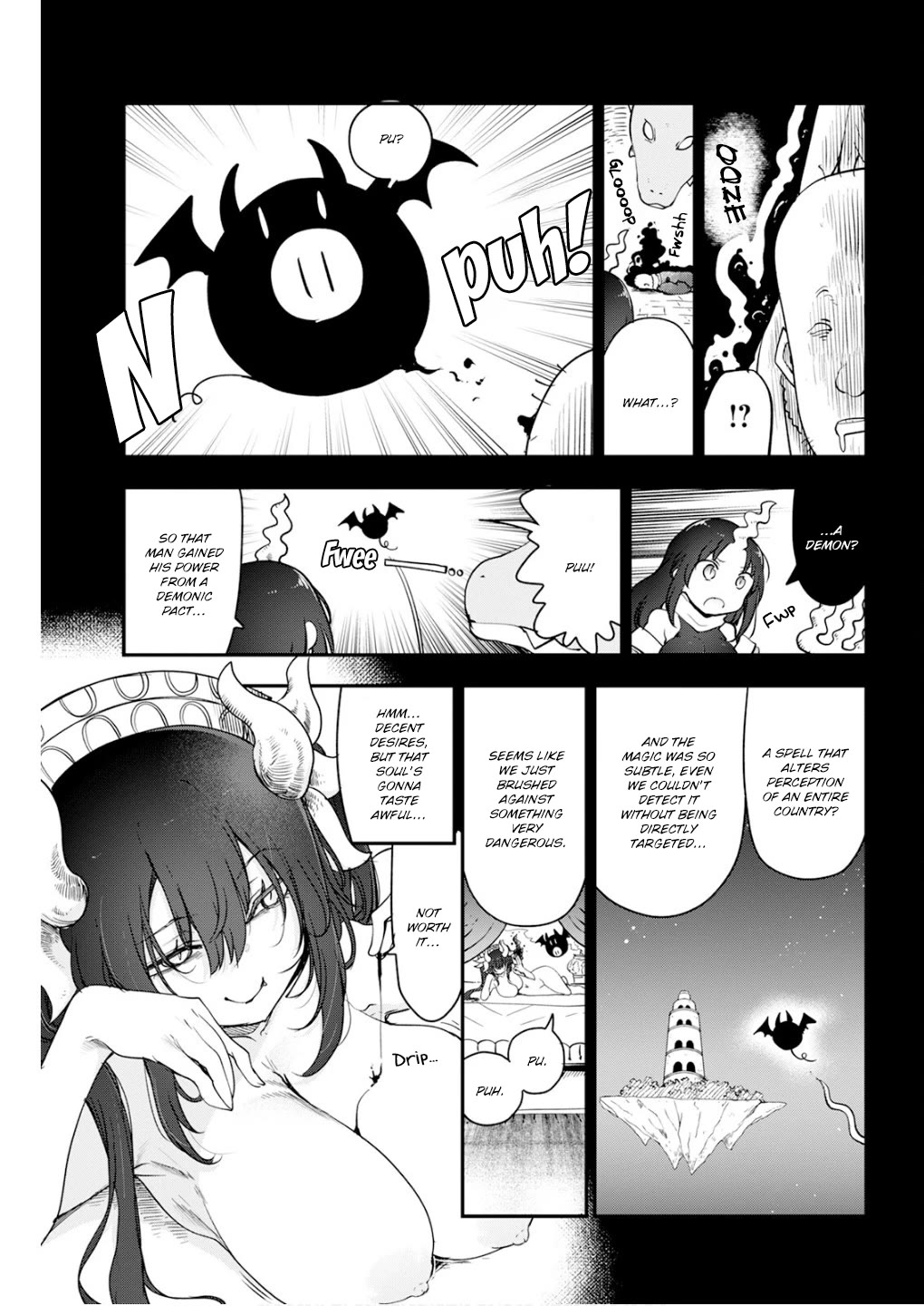 Kobayashi-san Chi no Maid Dragon Chapter 166 page 13 - Chapter 166: Tohru and Legend III