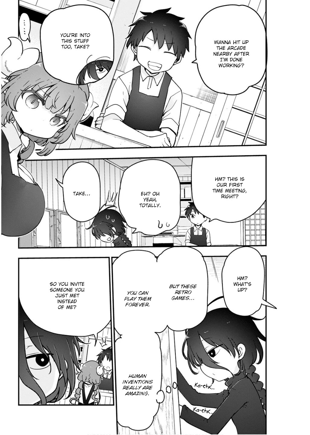 Kobayashi-san Chi no Maid Dragon Chapter 167 page 8 - Chapter 167: Shinji and Free Time