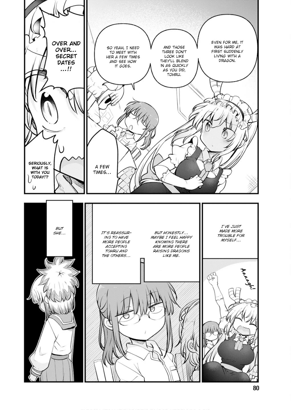 Kobayashi-san Chi no Maid Dragon Chapter 168 page 4 - Chapter 168: Kobayashi-san and Ooguma-san