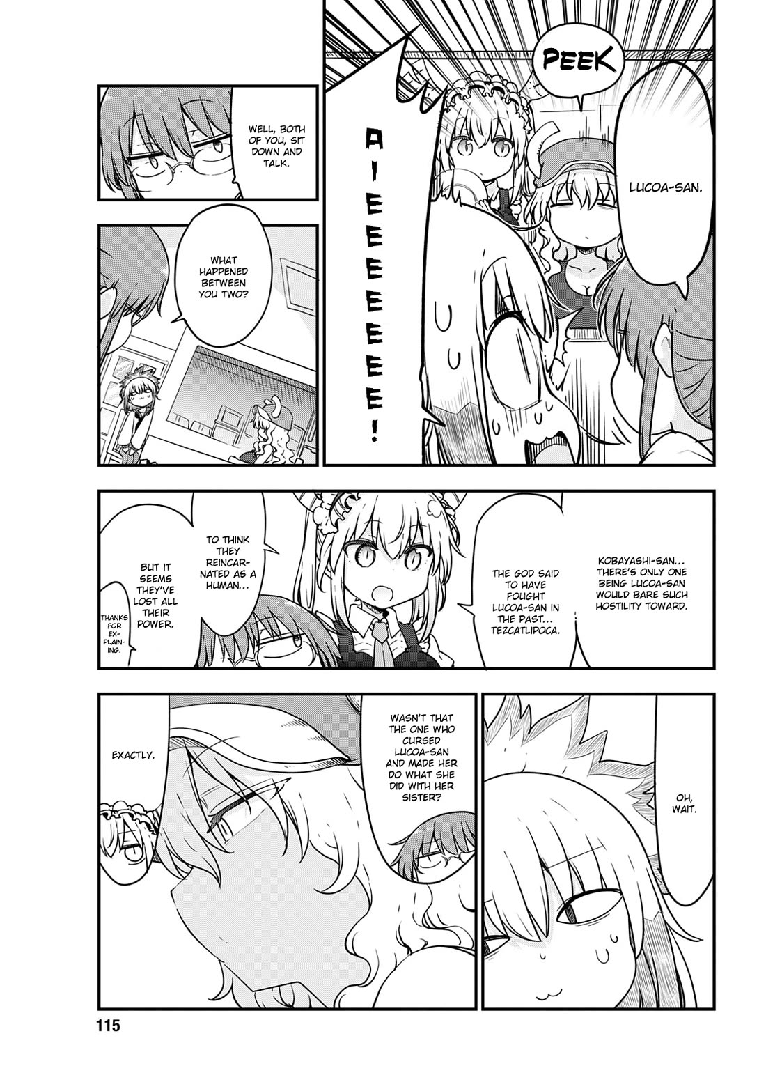 Kobayashi-san Chi no Maid Dragon Chapter 169 page 11 - Chapter 169: Lucoa and Tezca