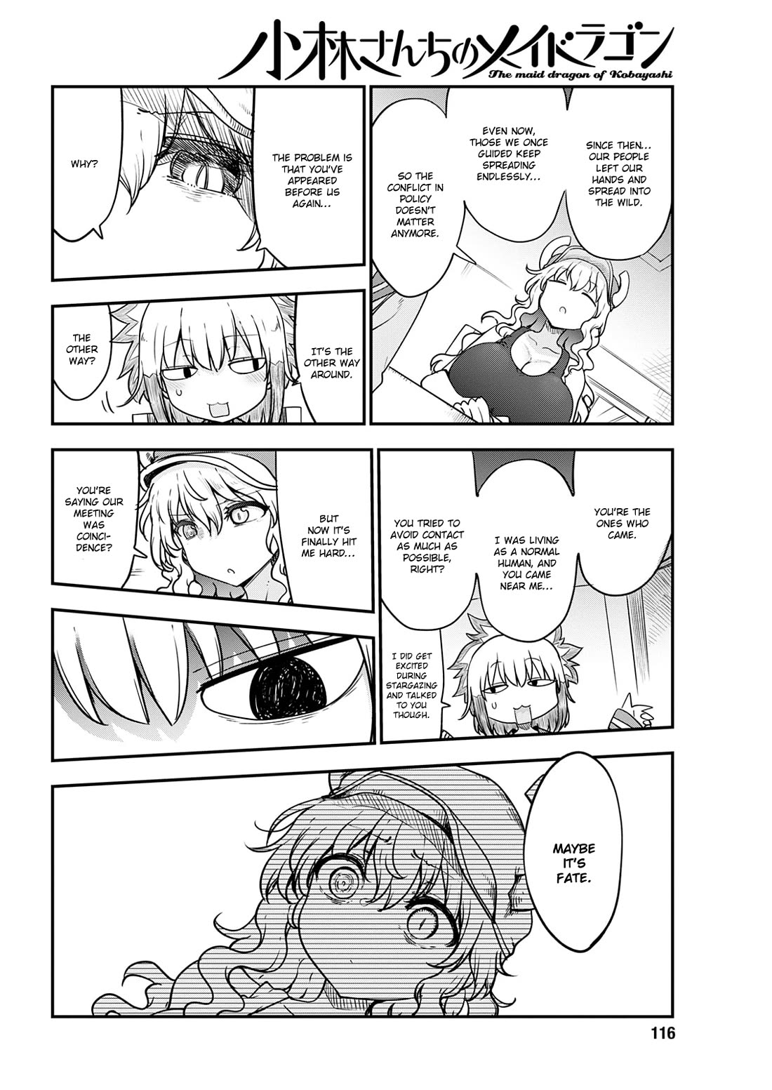 Kobayashi-san Chi no Maid Dragon Chapter 169 page 12 - Chapter 169: Lucoa and Tezca