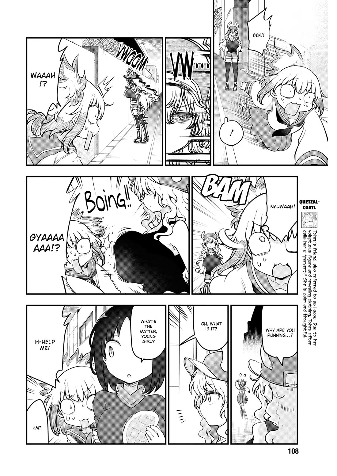 Kobayashi-san Chi no Maid Dragon Chapter 169 page 4 - Chapter 169: Lucoa and Tezca