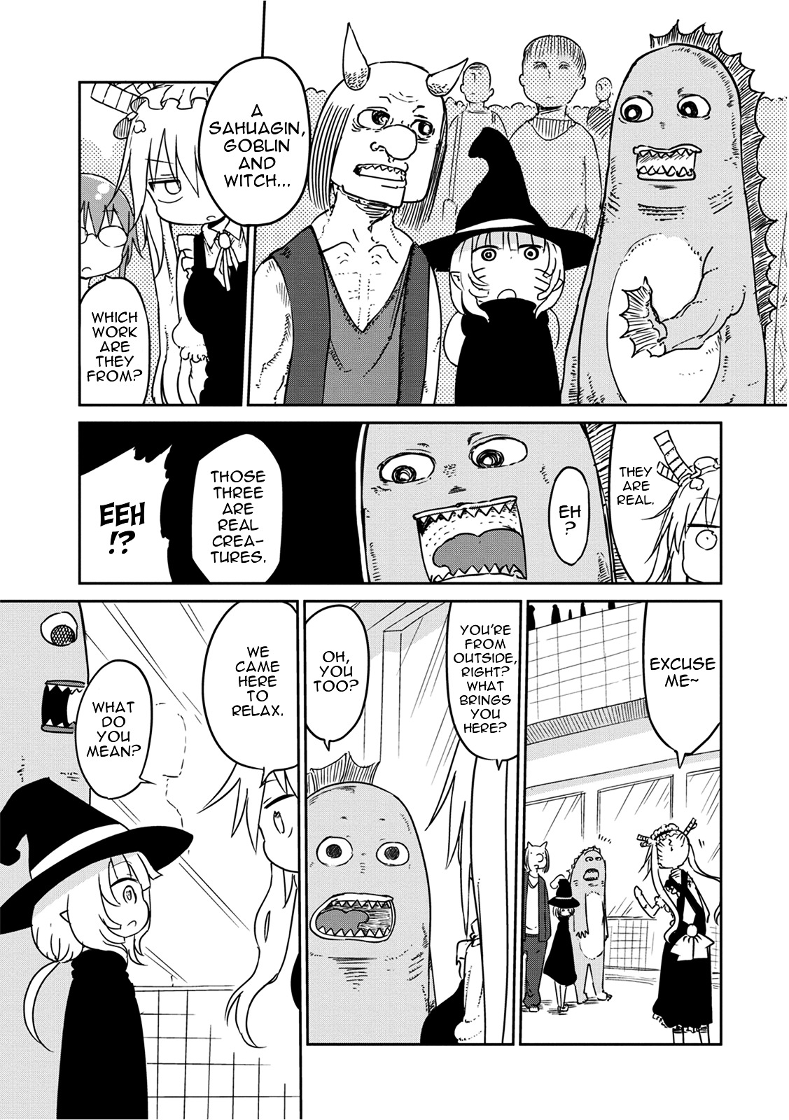 Kobayashi-san Chi no Maid Dragon Chapter 17 page 7 - Chapter 17 : Tooru and Comiket
