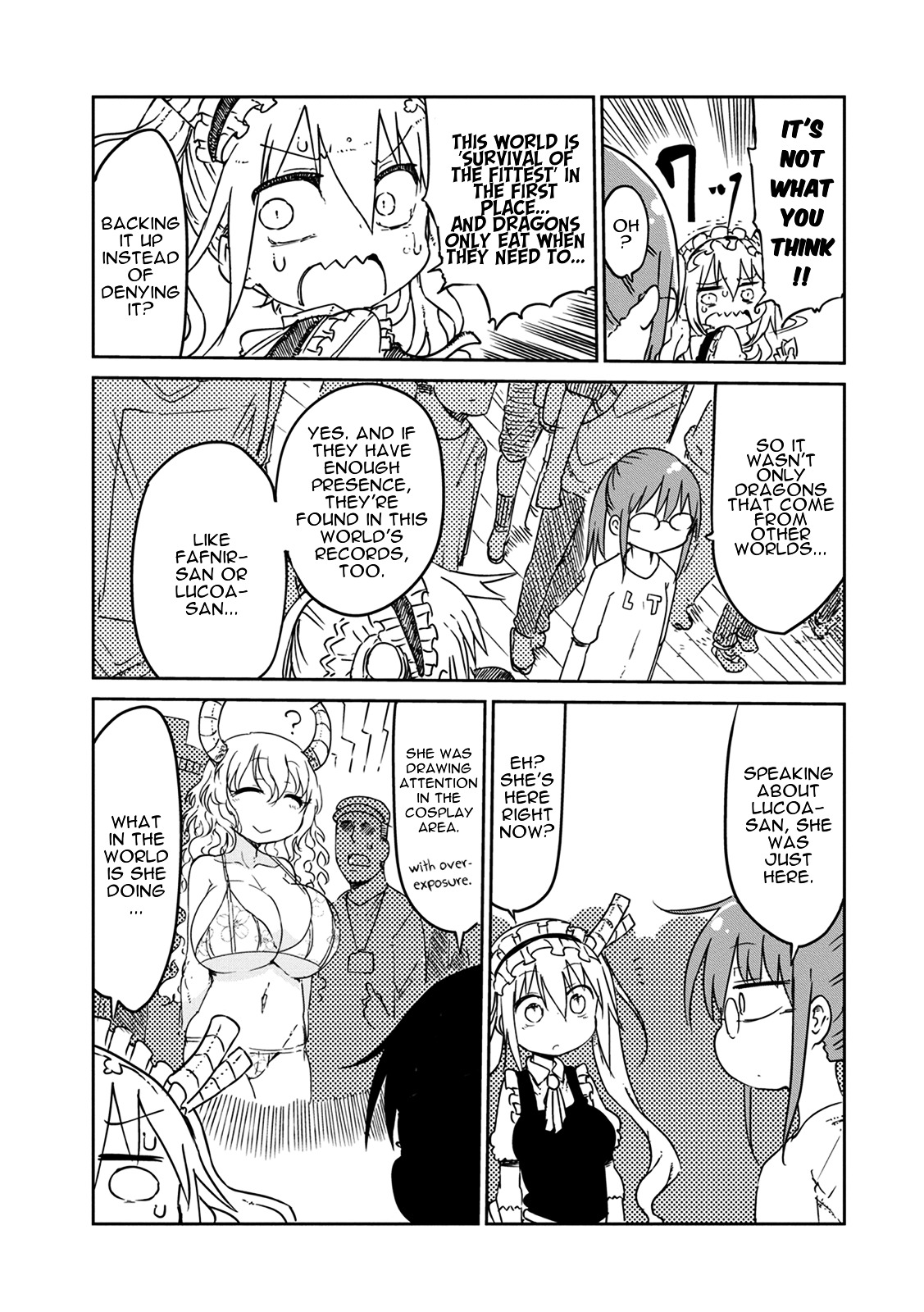 Kobayashi-san Chi no Maid Dragon Chapter 17 page 9 - Chapter 17 : Tooru and Comiket