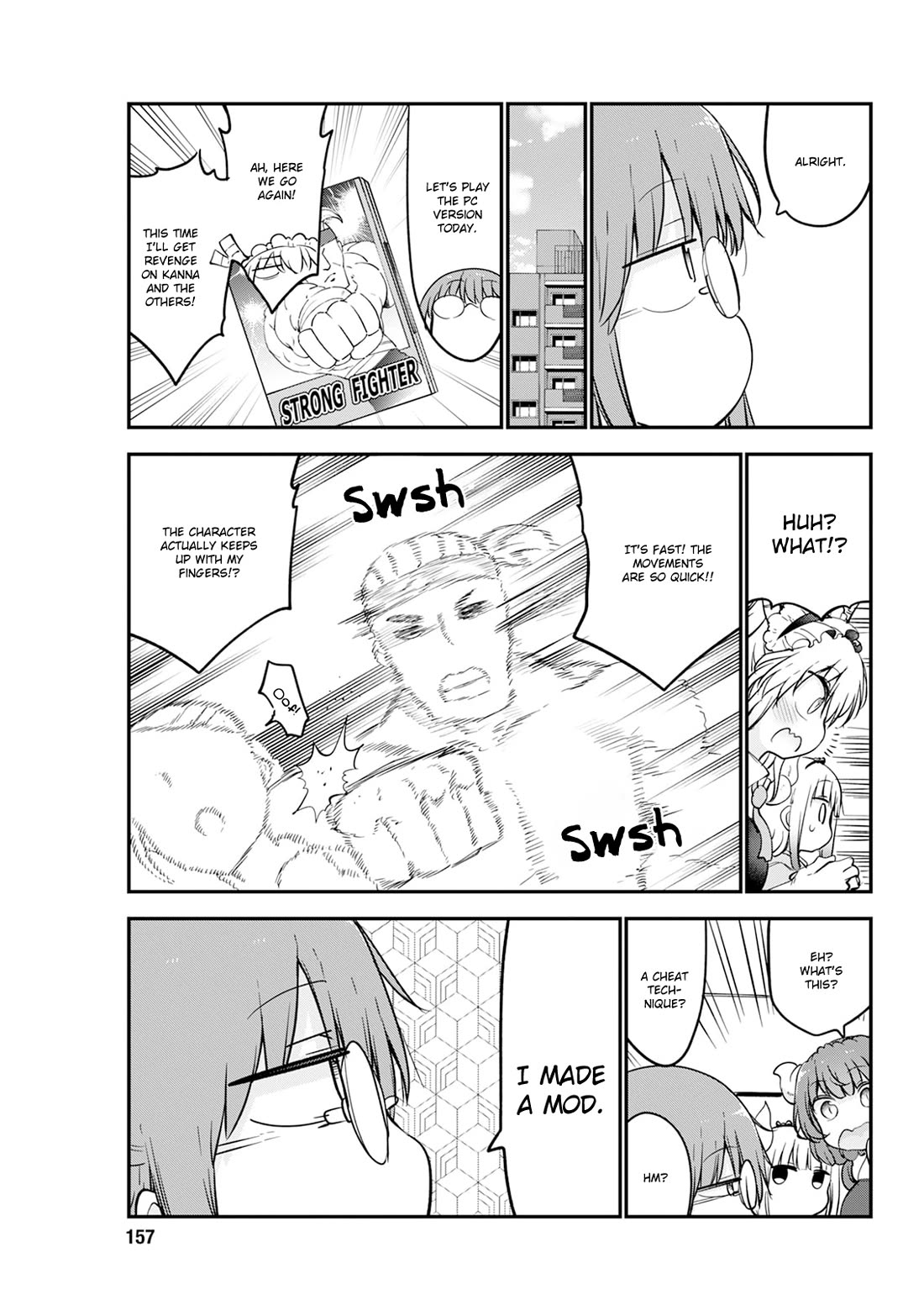 Kobayashi-san Chi no Maid Dragon Chapter 170 page 11 - Chapter 170: Tohru and Games