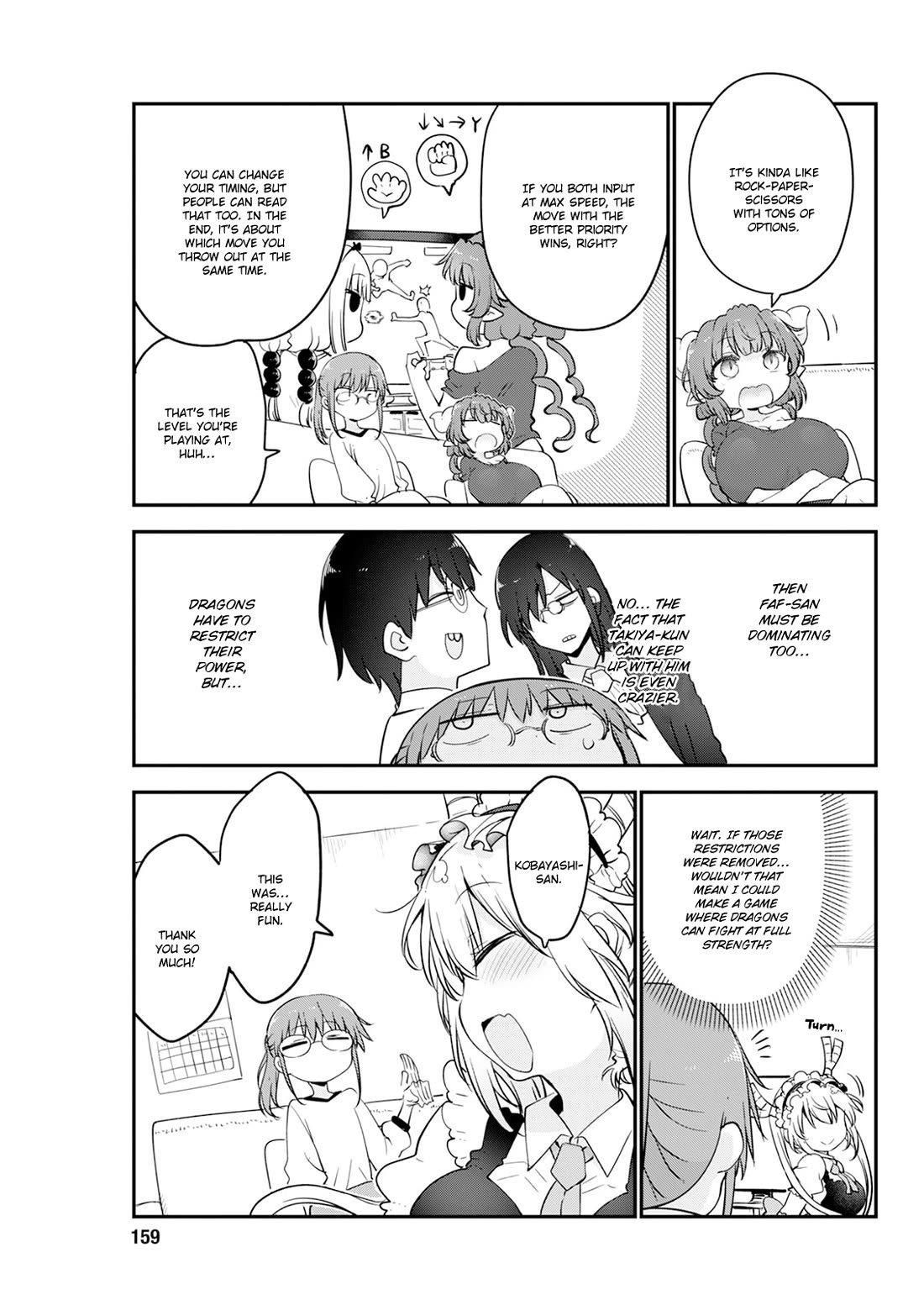 Kobayashi-san Chi no Maid Dragon Chapter 170 page 13 - Chapter 170: Tohru and Games