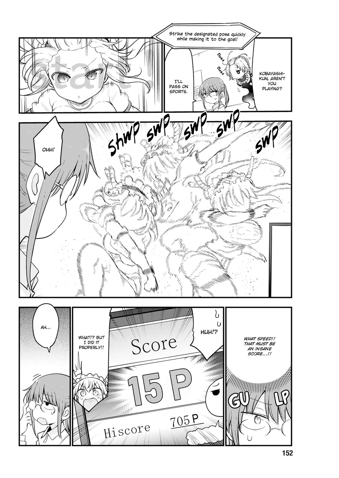 Kobayashi-san Chi no Maid Dragon Chapter 170 page 6 - Chapter 170: Tohru and Games