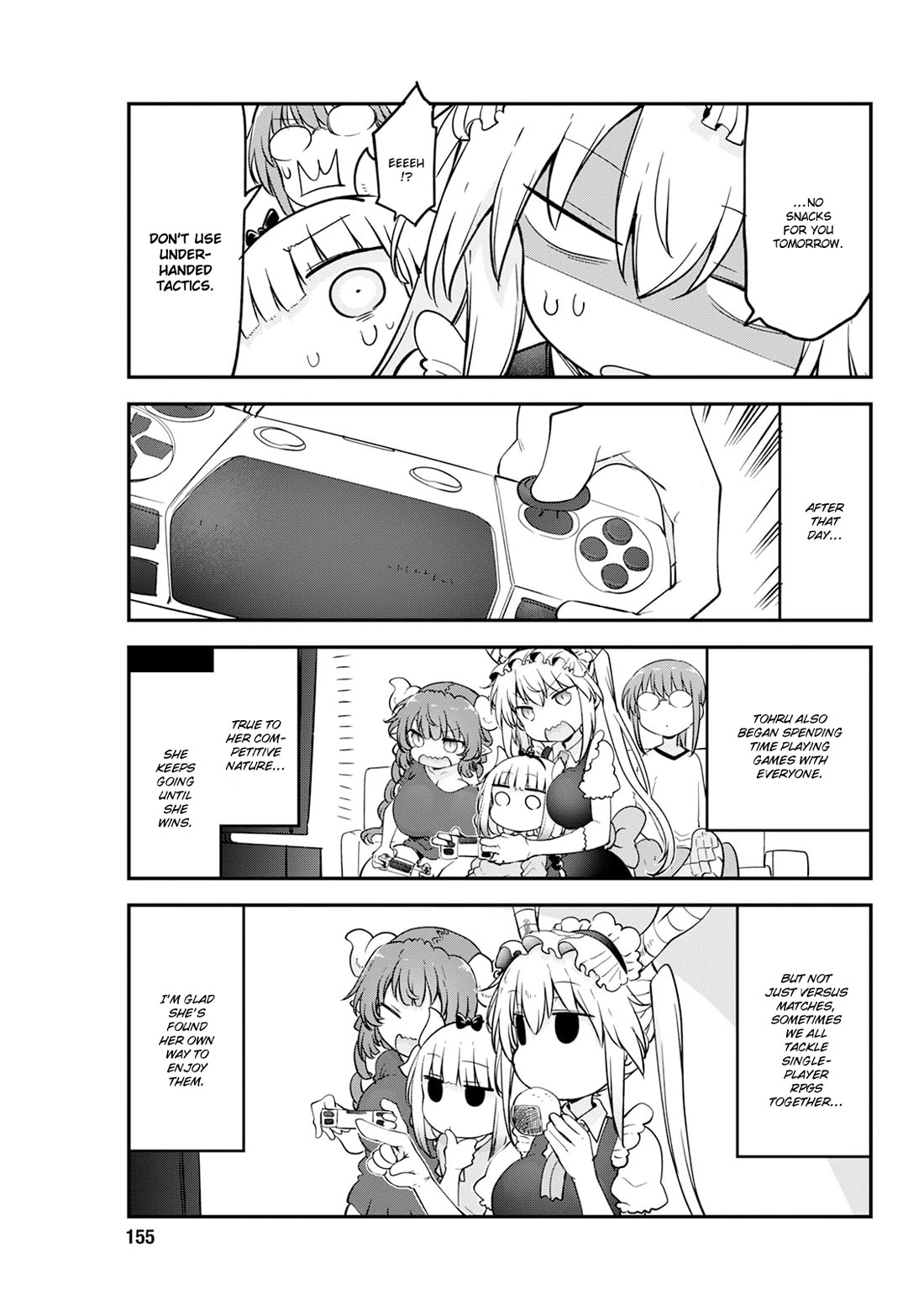 Kobayashi-san Chi no Maid Dragon Chapter 170 page 9 - Chapter 170: Tohru and Games