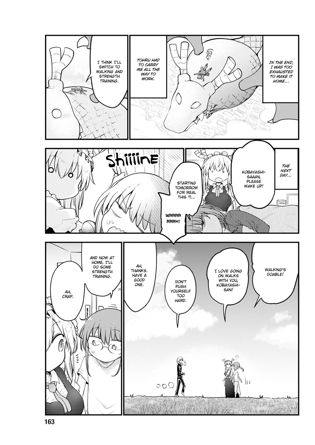 Kobayashi-san Chi no Maid Dragon Chapter 171 page 5 - Chapter 171: Kobayashi and Exercise