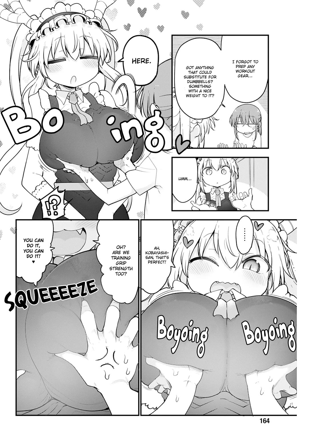 Kobayashi-san Chi no Maid Dragon Chapter 171 page 6 - Chapter 171: Kobayashi and Exercise