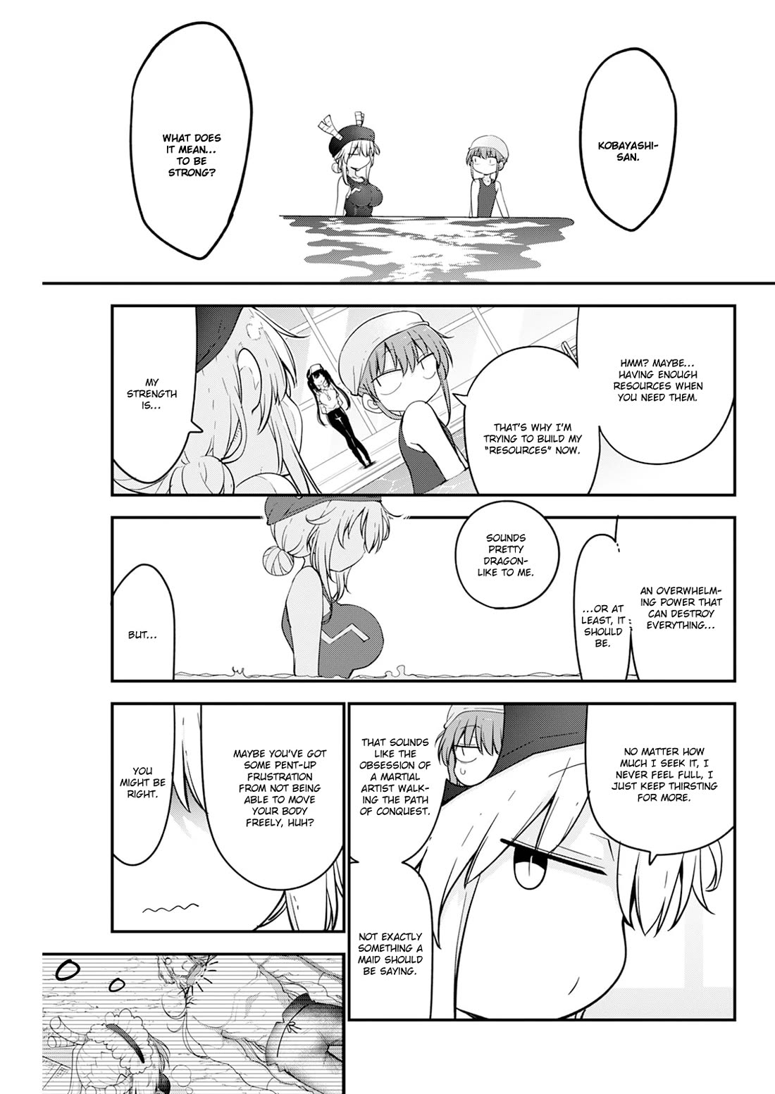 Kobayashi-san Chi no Maid Dragon Chapter 171 page 9 - Chapter 171: Kobayashi and Exercise