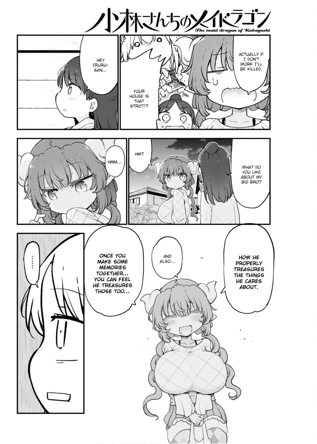 Kobayashi-san Chi no Maid Dragon Chapter 172 page 12 - Chapter 172: Iruru and Home Visit