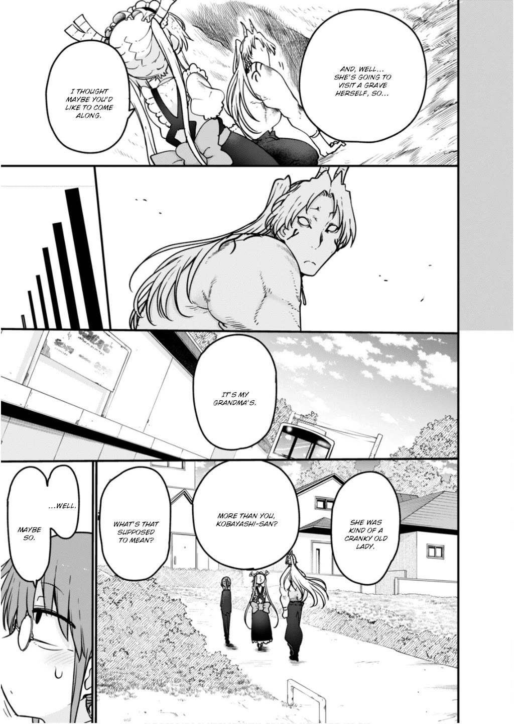 Kobayashi-san Chi no Maid Dragon Chapter 173 page 4 - Chapter 173: Kobayashi and Grave Visit