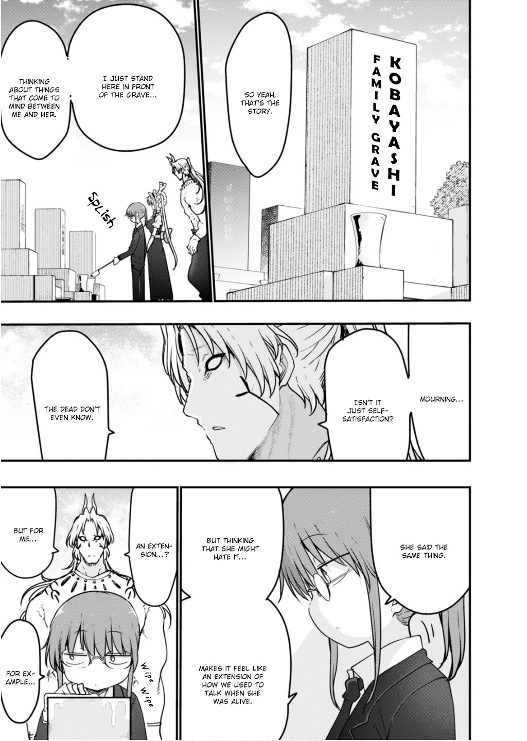 Kobayashi-san Chi no Maid Dragon Chapter 173 page 8 - Chapter 173: Kobayashi and Grave Visit