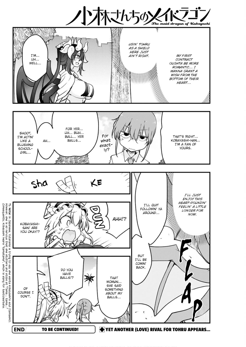 Kobayashi-san Chi no Maid Dragon Chapter 174 page 14 - Chapter 174: Yutarama and the Contract