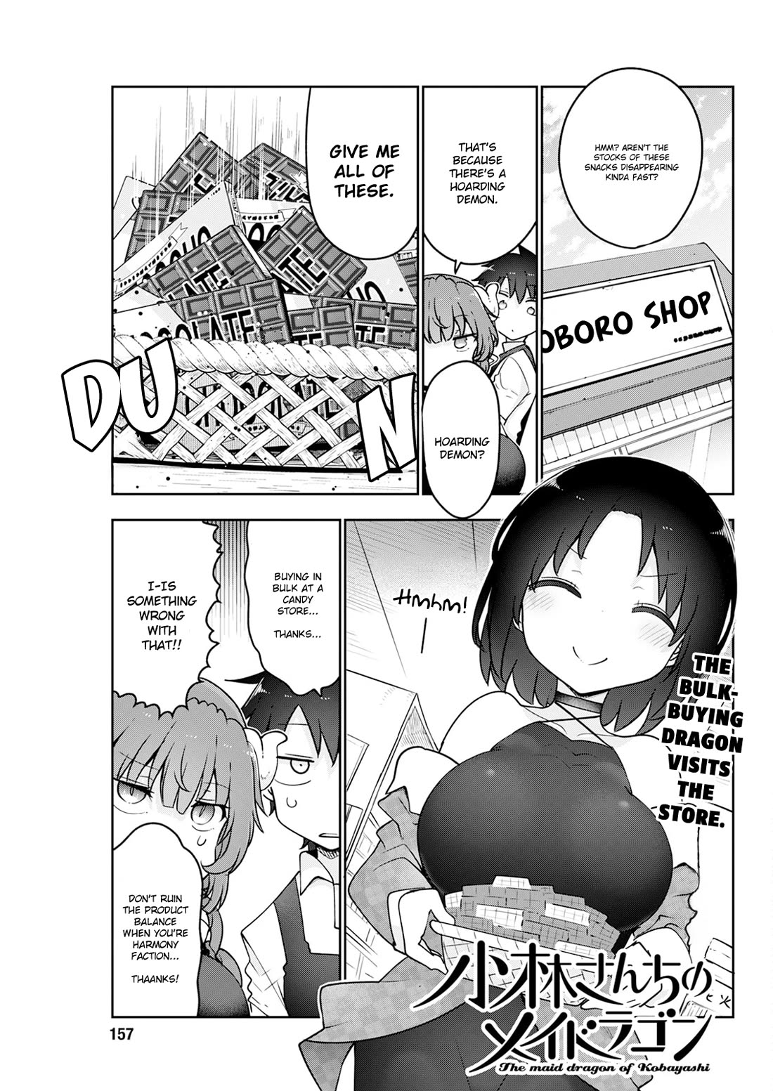 Kobayashi-san Chi no Maid Dragon Chapter 179 page 1 - Chapter 179: Elma and Iruru's Chat