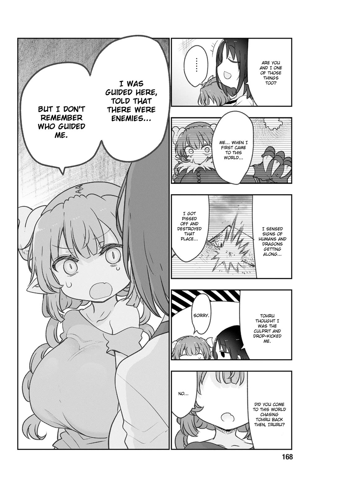 Kobayashi-san Chi no Maid Dragon Chapter 179 page 12 - Chapter 179: Elma and Iruru's Chat
