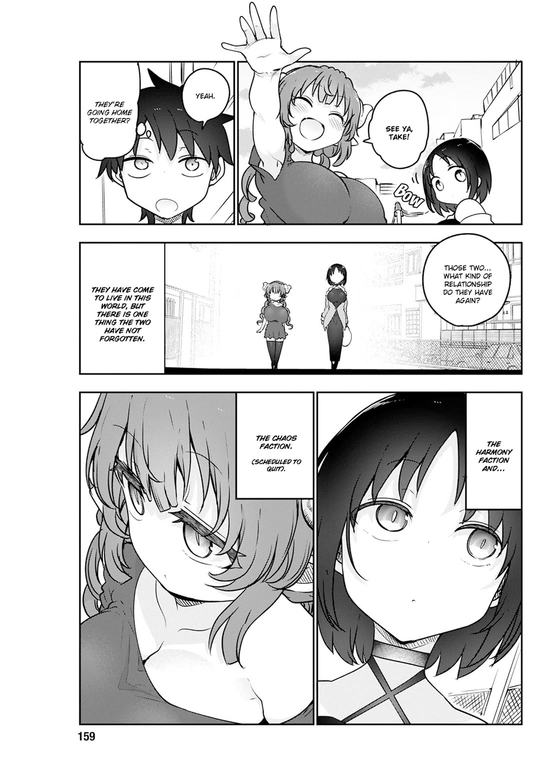 Kobayashi-san Chi no Maid Dragon Chapter 179 page 3 - Chapter 179: Elma and Iruru's Chat