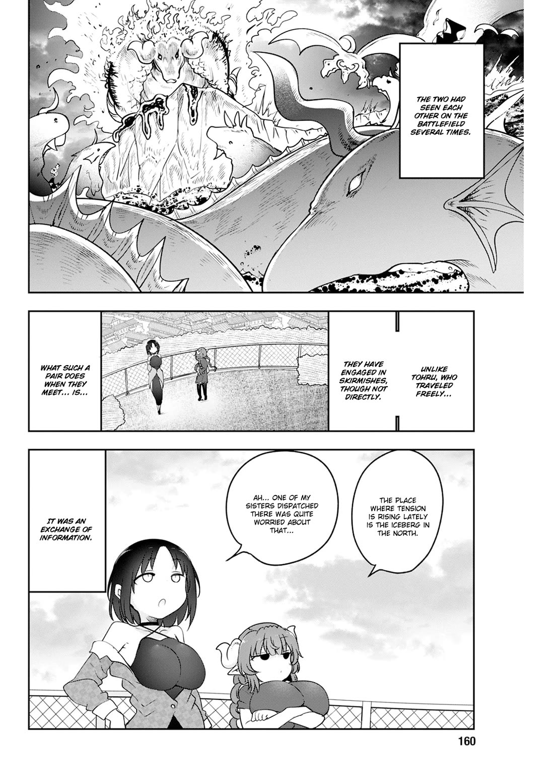 Kobayashi-san Chi no Maid Dragon Chapter 179 page 4 - Chapter 179: Elma and Iruru's Chat