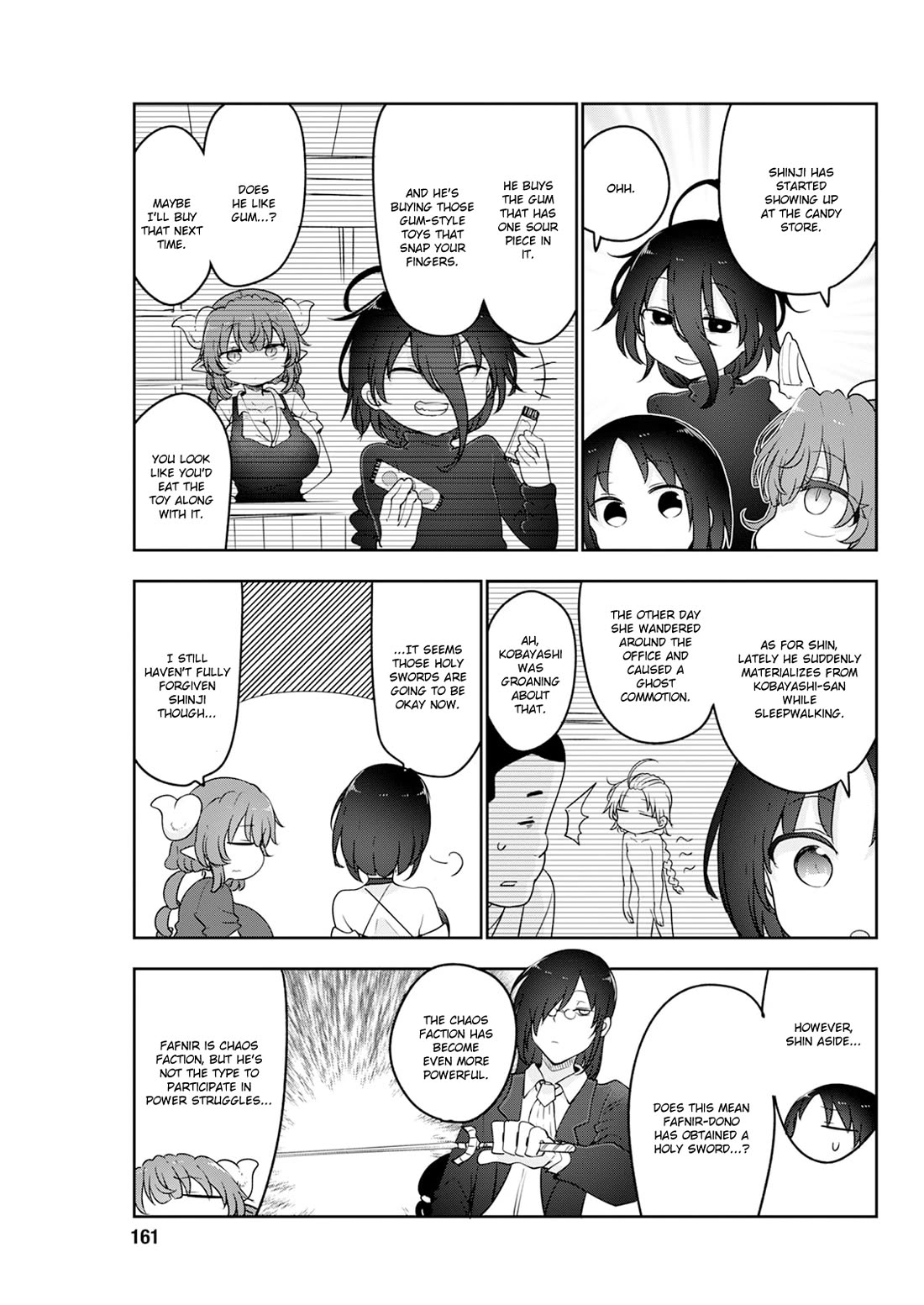 Kobayashi-san Chi no Maid Dragon Chapter 179 page 5 - Chapter 179: Elma and Iruru's Chat