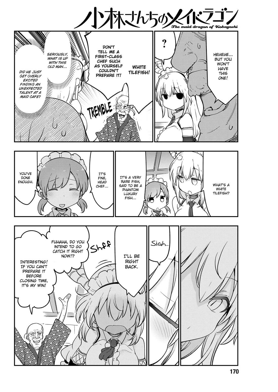 Kobayashi-san Chi no Maid Dragon Chapter 180 page 10 - Chapter 180: Tohru and Sushi