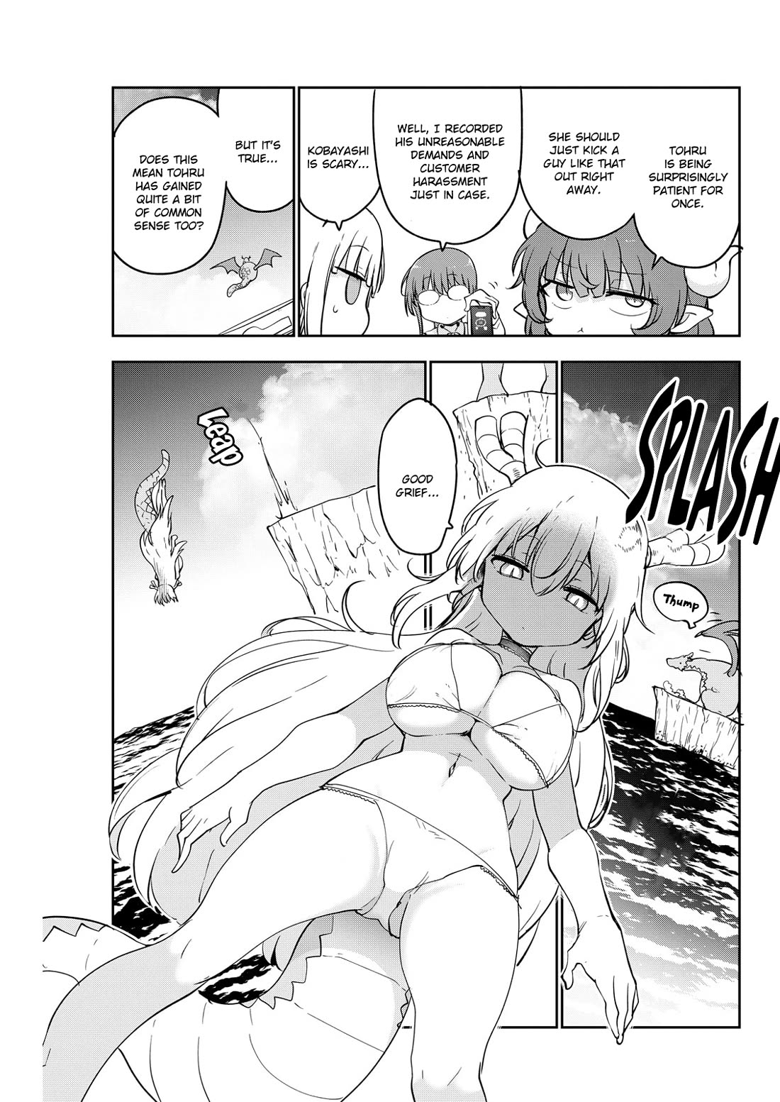 Kobayashi-san Chi no Maid Dragon Chapter 180 page 11 - Chapter 180: Tohru and Sushi