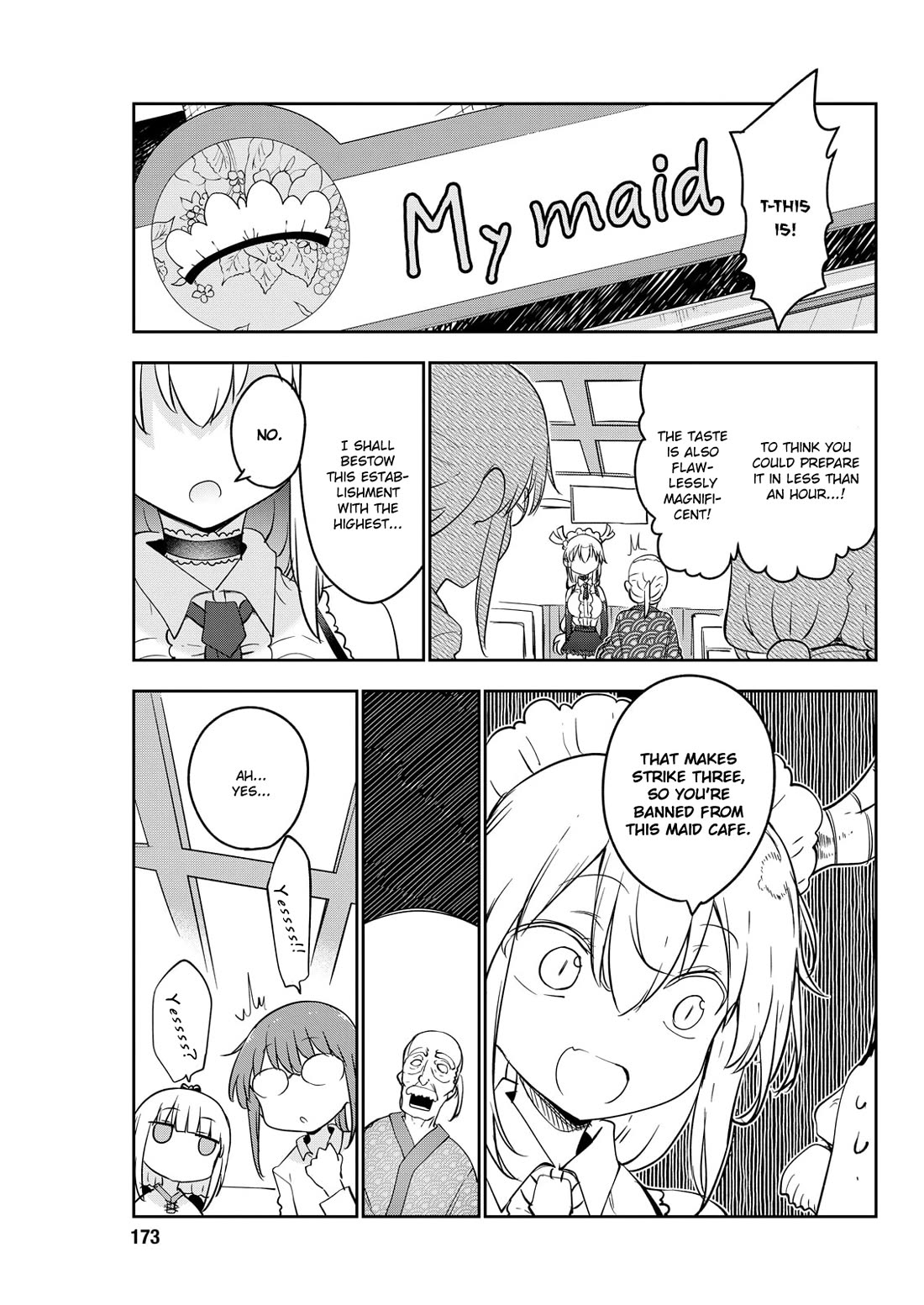 Kobayashi-san Chi no Maid Dragon Chapter 180 page 13 - Chapter 180: Tohru and Sushi