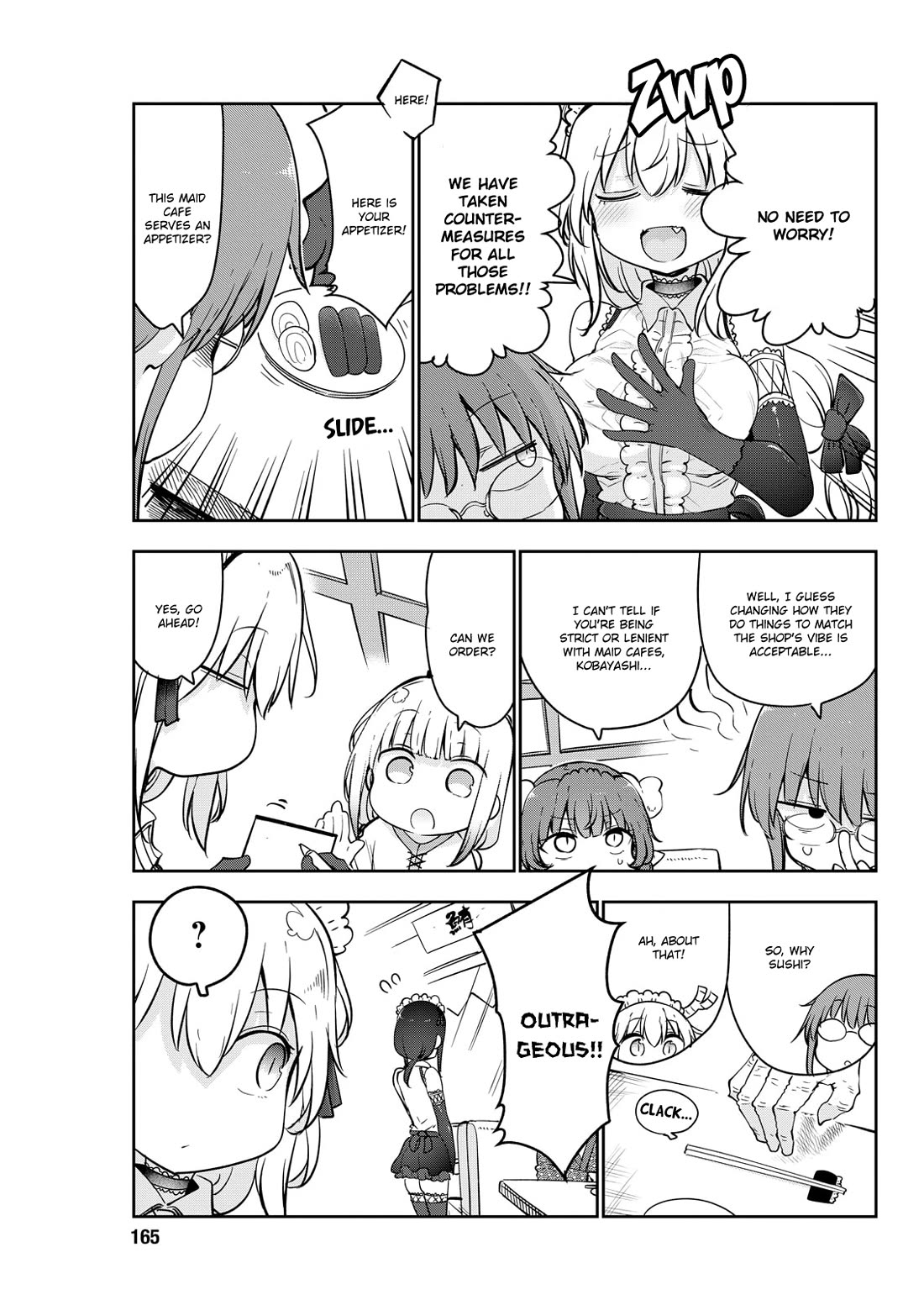 Kobayashi-san Chi no Maid Dragon Chapter 180 page 5 - Chapter 180: Tohru and Sushi