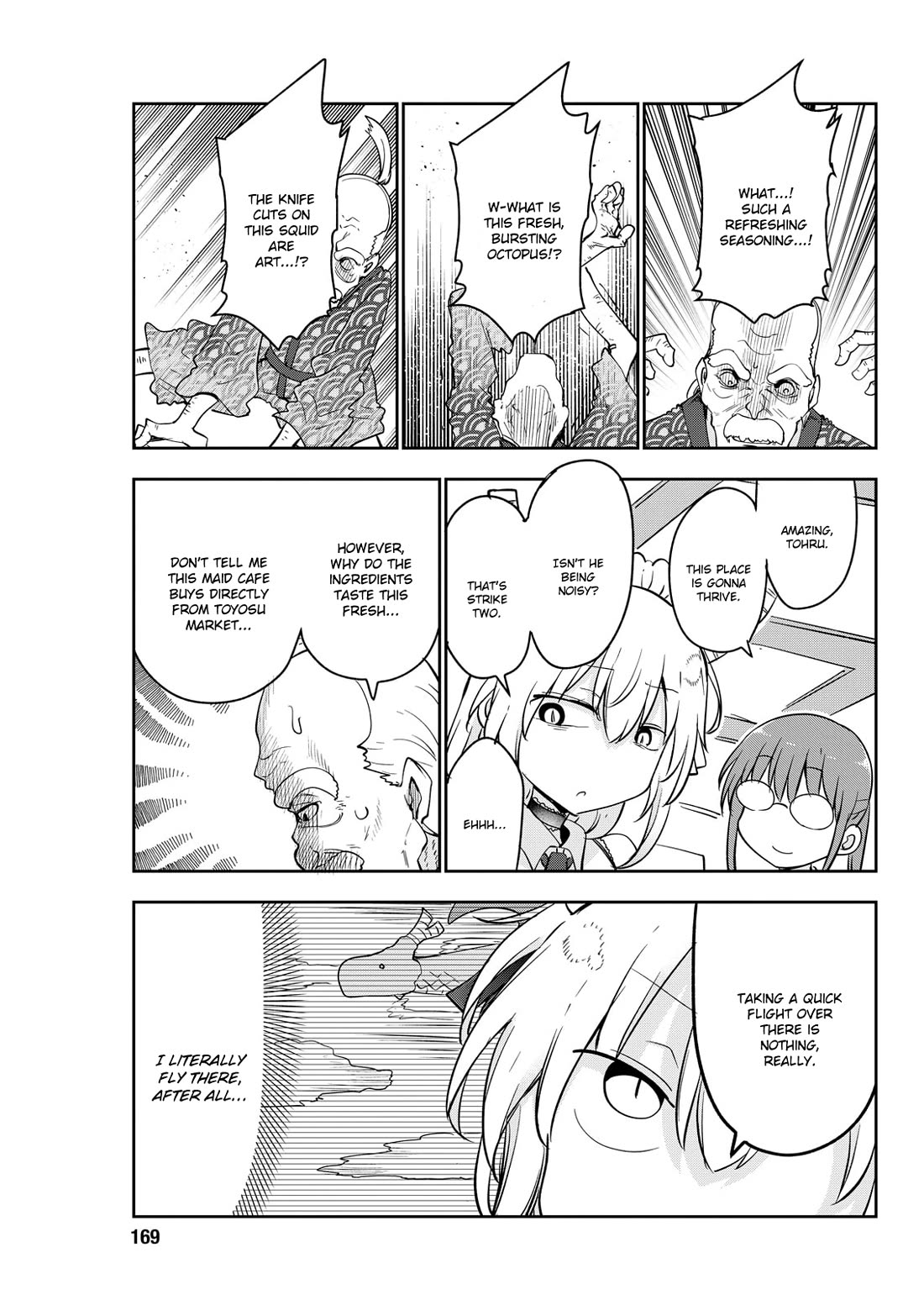 Kobayashi-san Chi no Maid Dragon Chapter 180 page 9 - Chapter 180: Tohru and Sushi